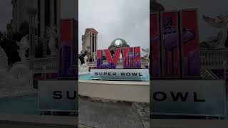 VEGAS IS GETTING READY FOR THE SUPER BOWL!