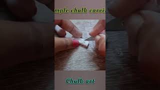 simple chalk carving...#chalkart