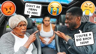 BEING MEAN TO MY PREGNANT WIFE IN FRONT OF MY JAMAICAN MOM *GONE WRONG*