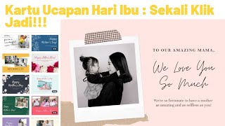 CARA MEMBUAT KARTU UCAPAN HARI IBU TINGGAL KLIK-KLIK screenshot 2