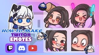 How to make Customs EMOTES 2 for [Twitch, Youtube, Discord]