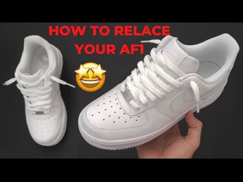 How to Lace Your Nike Air Force Ones | DaniByDemand | AF1 - YouTube