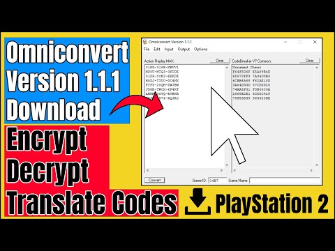 Omniconvert Version 1.1.1 Encrypt/Decrypt and Translate Codes