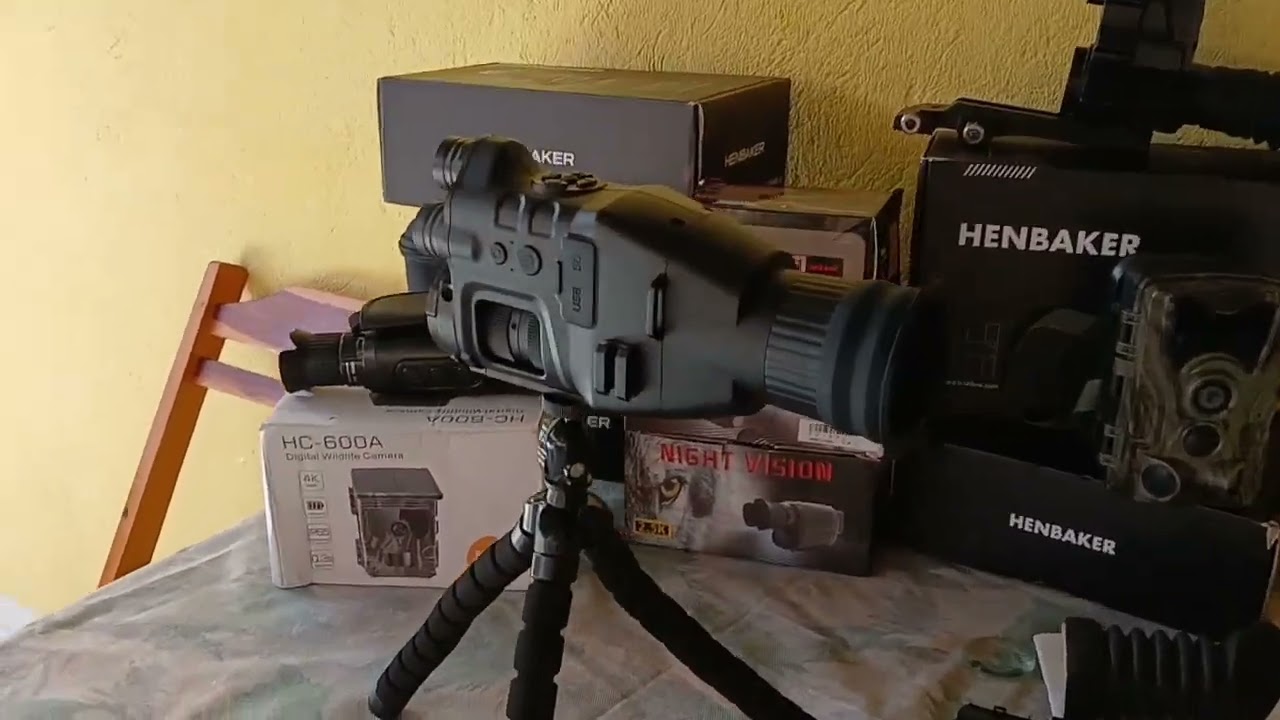 COMO CONGELAR A IMAGEM E ATIVAR O RETICULO DO VISÃO NOTURNA HENBAKER CY789 E OUTROS. #VISÃO