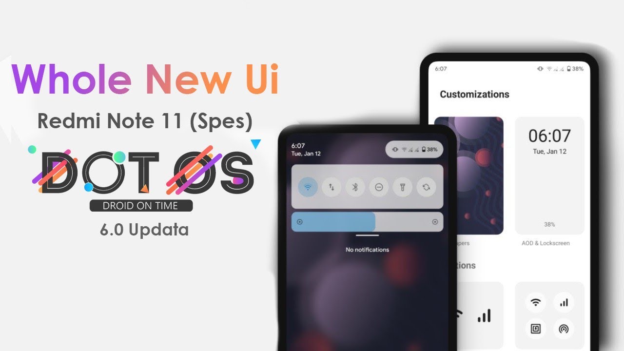 Install DotOS 6.0 on Redmi Note 11 (Spes/n) | Brand New UI and Smoothness, 90fps Gaming and More!