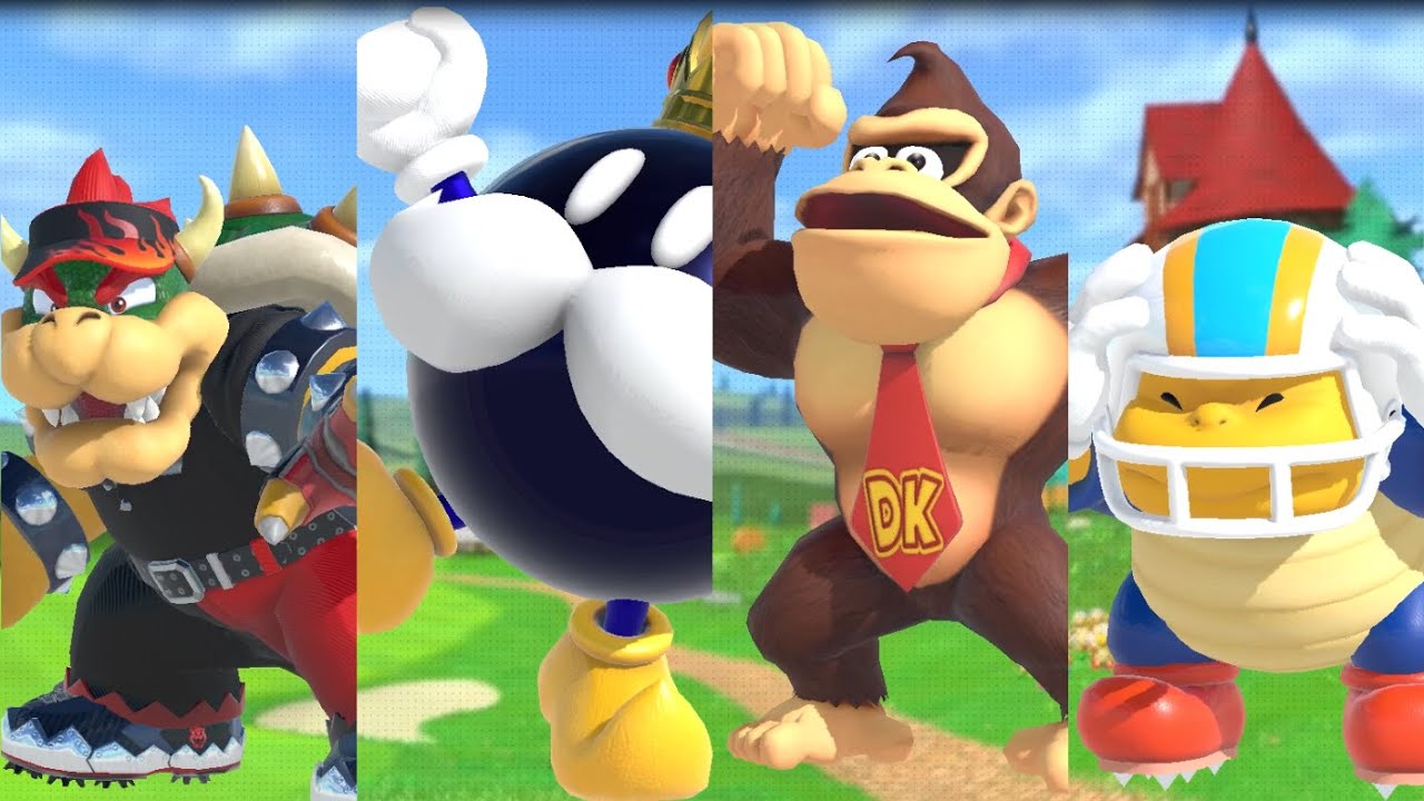 Mario Golf Super Rush - Speed Golf Big Characters