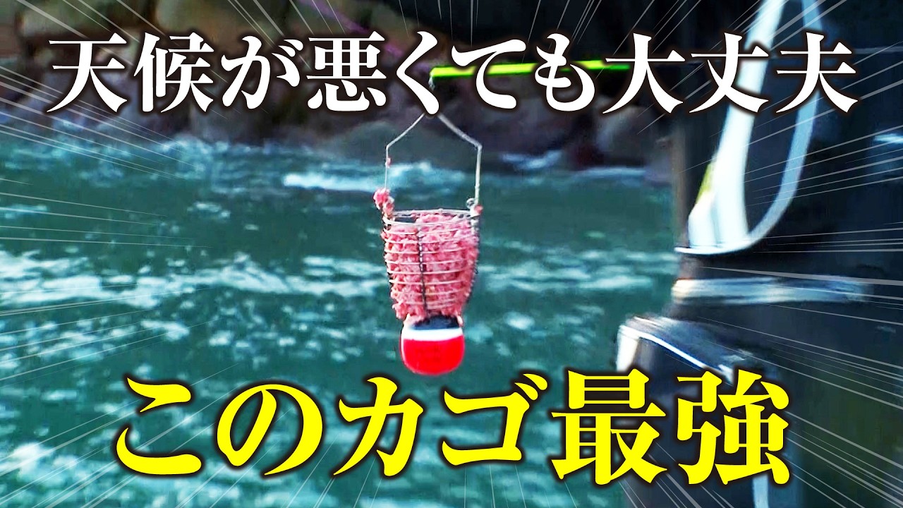 【カゴ釣り】陸っぱりで　魚を釣りたかったらこの釣り方一択