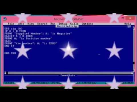 QBasic Program to check whether input number is Positive, Negative or Zero