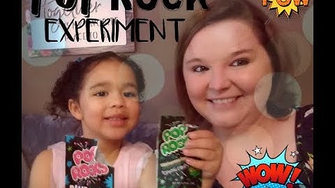 POP ROCK EXPERIMENT /POP ROCK AND SODA EXPLOSION / SCIENCE/ FUN EDUCATION FOR PRESCHOOL