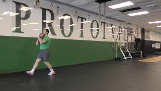 Goblet Walking Lunges