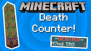 Death counter for Minecraft Bedrock Edition! (Tutorial)