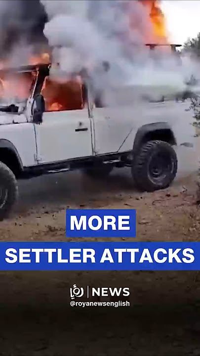 'Israeli’ settlers set fire to vehicles of Palestinians in Beita, Nablus