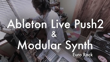 Raw, Minimal Techno Live - Ableton Live Push2 & Euro Rack Modular Synth