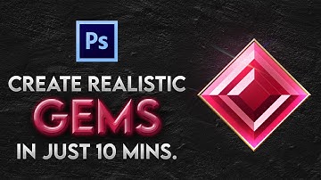 Create Realistic Gems with Blending Options l Adobe Photoshop