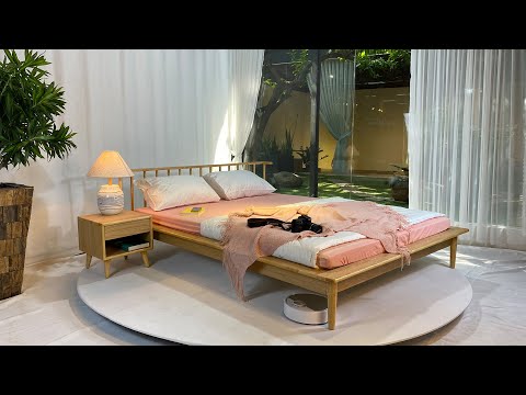 Video Giường Ngủ 01 Màu Gỗ Tự Nhiên - youtube