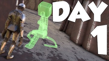 Claiming the STRONGEST Reworked Cave on ARK Day 1... - ARK PvP