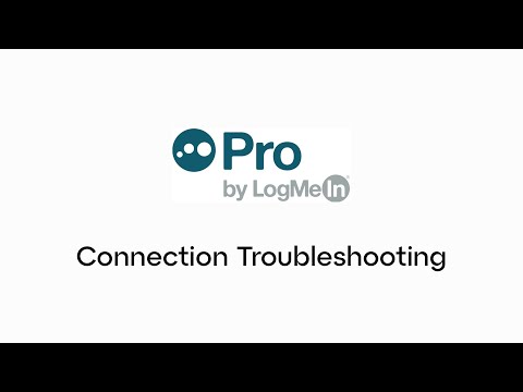 Pro: Connection Troubleshooting