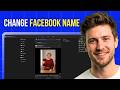 How to Change Facebook Name