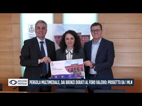 Pergola multimediale, dai Bronzi Dorati al Foro Valerio: progetto da 1 mln