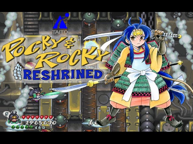 Pocky & Rocky Reshrined [60fps] Hard-Hotaru Gozen No Death ALL