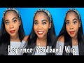 Easy Headband Wig Tutorial | Wigs for BEGINNERS | ft  Supernova Hair No Lace Wig