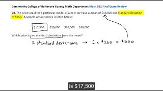 CCBC Math 082 Final Exam Review Problem 78