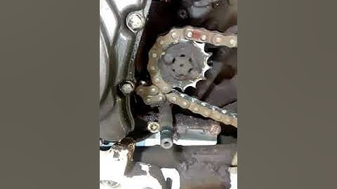 TVs Apache RtR  180 | How to chain sprocket removing and fixed  video