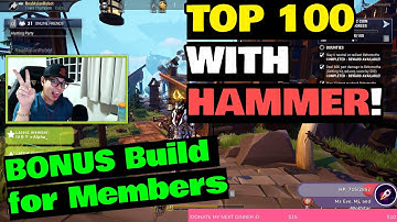 Dauntless Skraev Trial - Top 100 for Hammer Combat Demo - Build for Members Only