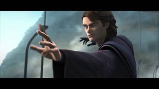 Anakin saves Obi-Wan - Star Wars: The Clone Wars - Season 7 Episode 9