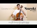 Gavotte in C min on Cello (Suzuki Book 3)