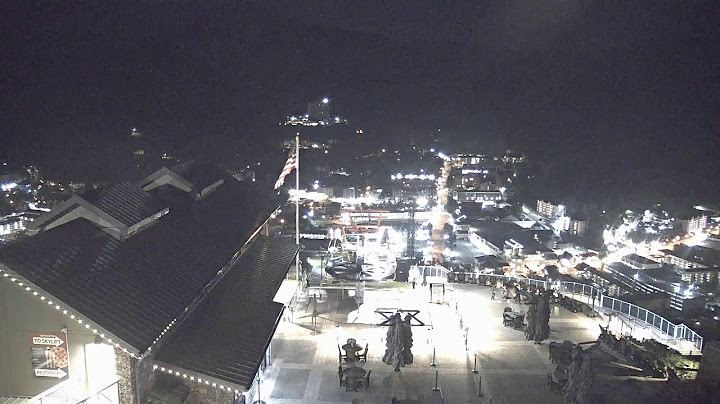 SkyPark LIVE Web Cam - Best View of Gatlinburg & The Great Smoky Mountains