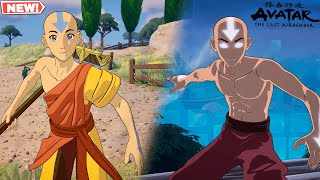 Fortnite AANG SKINS GAMEPLAY! 🔥 (Aang & Avatar State Aang Outfits)