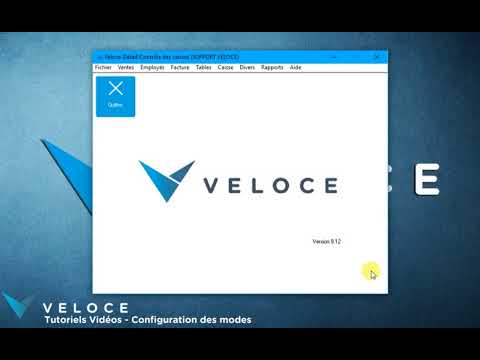 Veloce - Configuration des modes