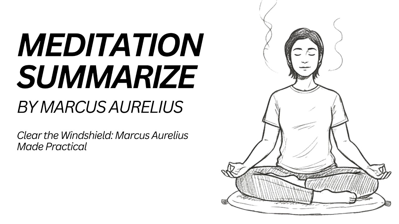 Clear the Windshield: Marcus Aurelius Made Practical | Meditations | The Thinking Edge
