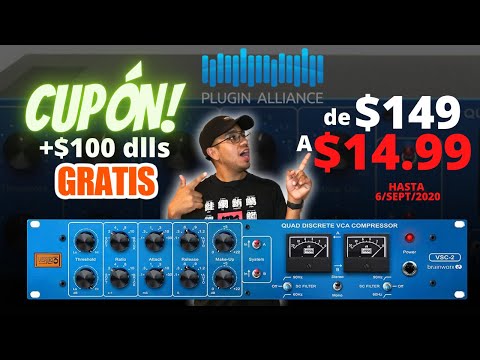 VERTIGO VSX-2 (BRAINWORX) casi REGALADO con este CUPÓN | Plugin Alliance | VCA COMPRESOR