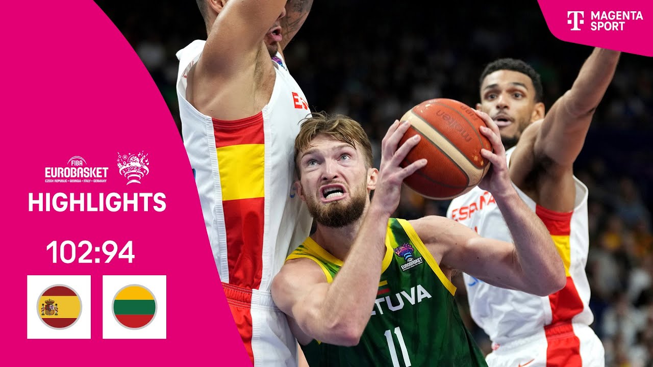 Spanien - Litauen Highlights FIBA EUROBASKET 2022