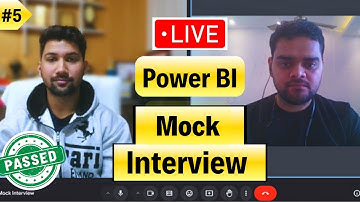 Power BI Live Mock Interview | 6 Months Experience | EP 5