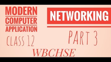 Networking part 3 class 12 Modern Computer Application  WBCHSE
