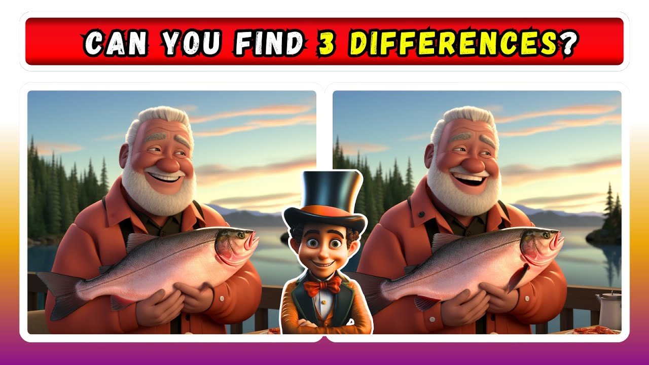 Spot the Difference Game 5 - Can you find 3 differences in 90 seconds ...