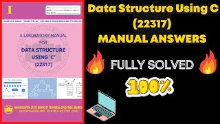 22317 Data Structure Using C DSU solved lab manual pdf | Manual Answer | MSBTE #22317