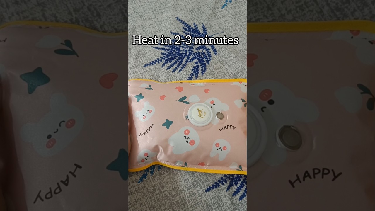 ₹230 Electric Hot Water Bag 🔥Heats in 2–3 min | Period pain relief 💗