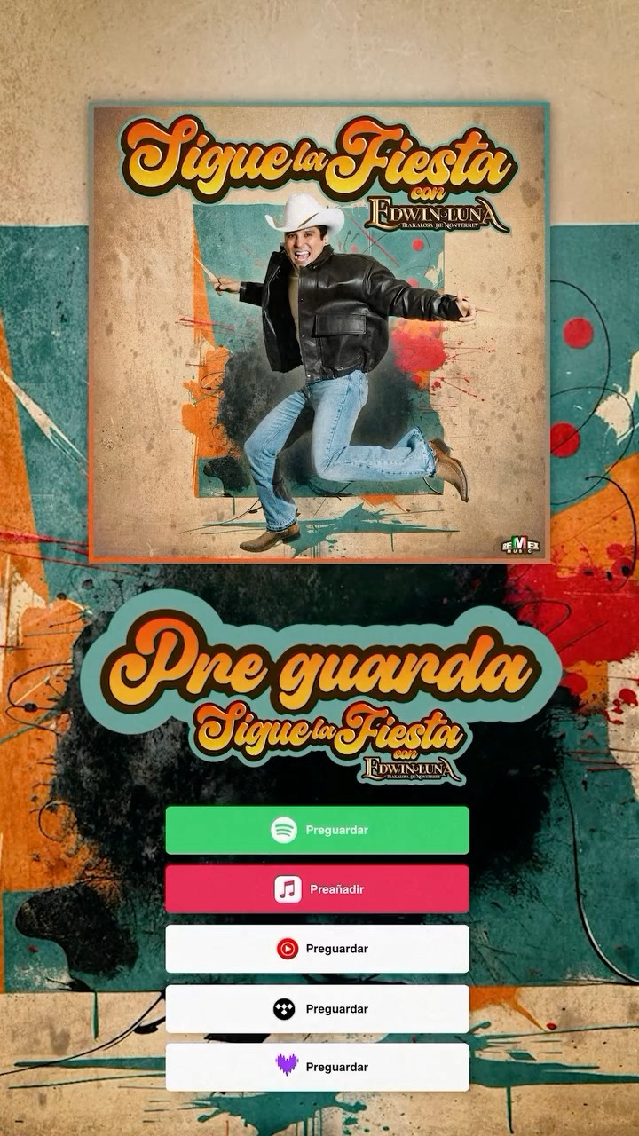 ¡La fiesta está por comenzar! ? #SigueLaFiesta de Edwin Luna y La Trakalosa de Mty llega mañana ?