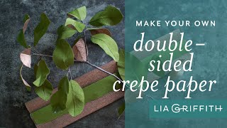 How to Make Double-Sided Crepe Paper