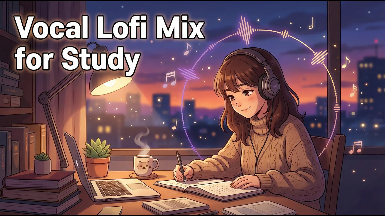 Vocal Lofi Mix for Study & Chill ∥ Smooth Soul Cafe Songs