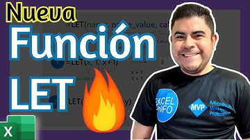 Nueva Función LET en Excel 👉 Variables en fórmulas y funciones