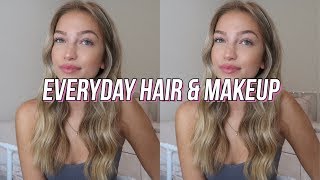 get ready with me: everyday hair & makeup | maddie cidlik