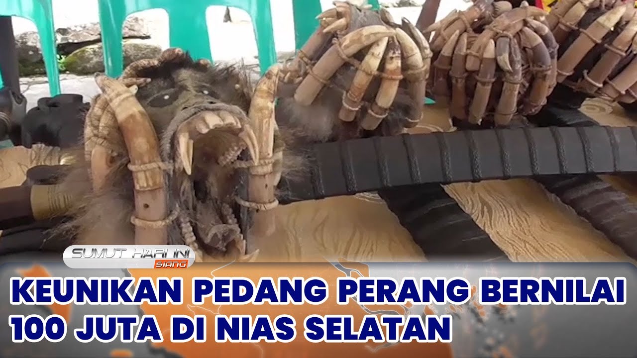 Keunikan Pedang Perang Bernilai 100 Juta di Nias Selatan