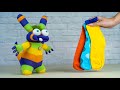 How to make easy sock Monster Doll. Handmade DIY