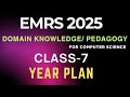 D-7|Year Plan and Unit Plan| Domain Pedagogy for EMRS| #emrs #emrsrecruitment #emrs2025