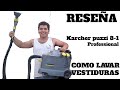 Como lavar vestiduras con Karcher Puzzi 8-1 / Reseña